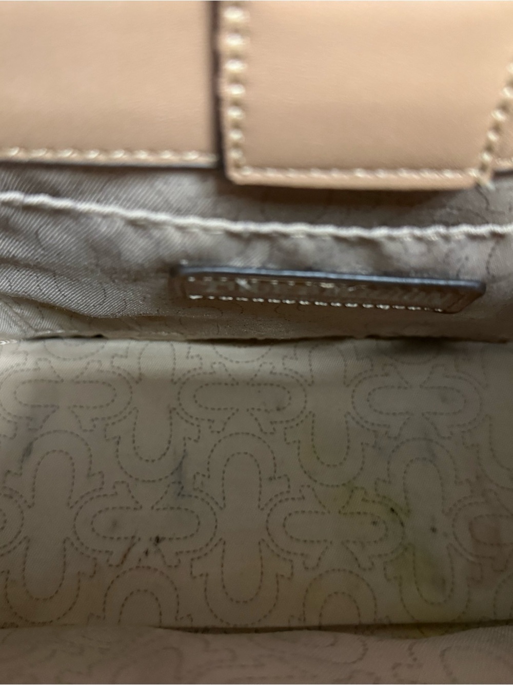 True Religion Y2K Chic Denim Mini Horseshoe Monogram Tote Crossbody - Picture 7 of 7